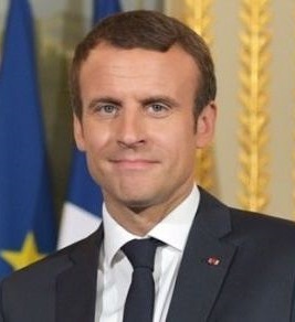 Emmanuel Macron grafika