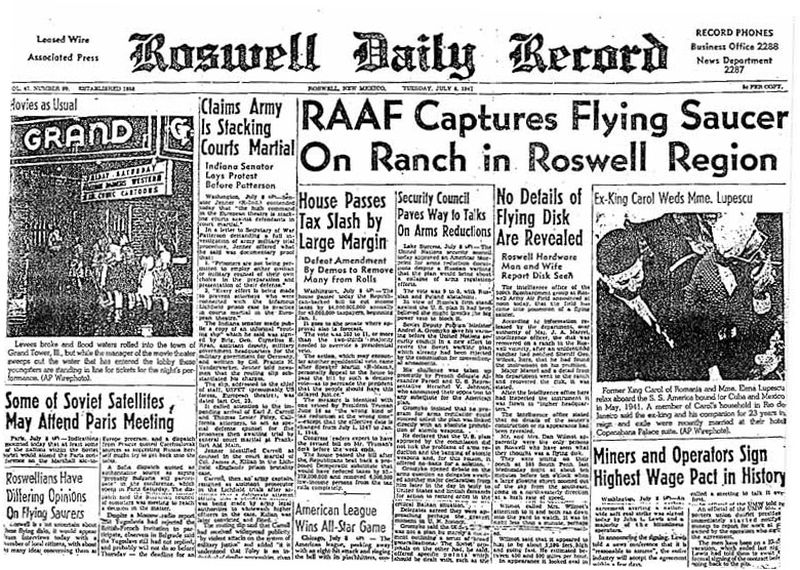 Rozbicie się UFO w Roswell