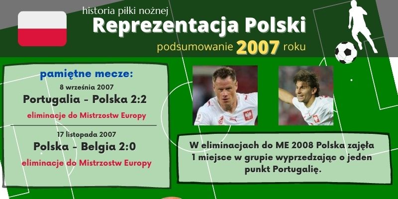 Historia reprezentacji Polski w piłce nożnej - 2007 rok