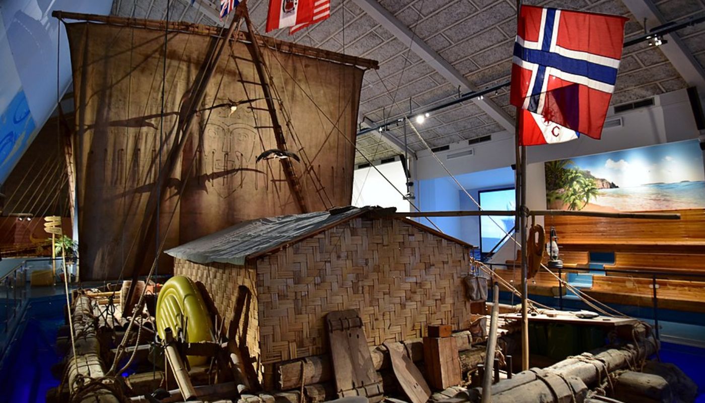 wyprawa tratwą Kon-Tiki przez Pacyfik